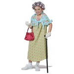 Girls Old Lady Halloween Costume Kit