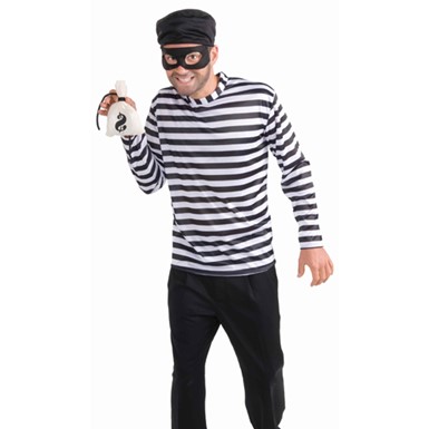 Adult Burglar Outlaw Thief Halloween Costume