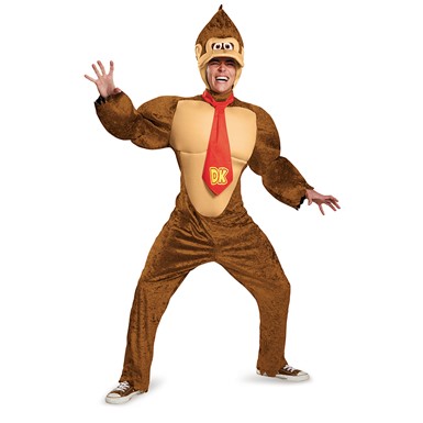 Adult Deluxe Donkey Kong Super Mario Costume