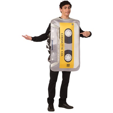 Adult Mix Tape Tunic Cassette Costume