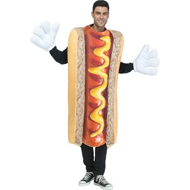Adult Photo Real Hot Dog Costume size Standard