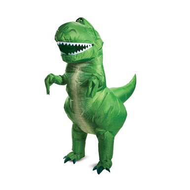 Adult Rex Inflatable Dinosaur Disney Toy Story Costume