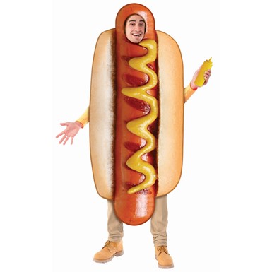 Adult Sublimation Hot Dog Costume