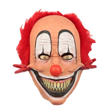 Adult Tweezer Clown Halloween Latex Mask