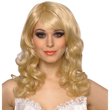 Blonde Singing Star Halloween Costume Wig