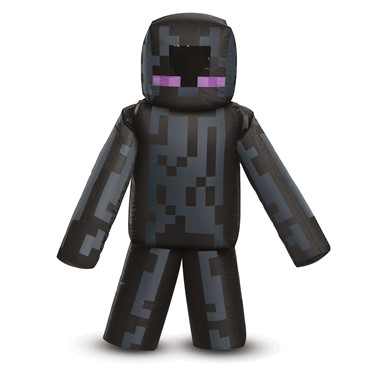 Child Minecraft Enderman Inflatable Halloween Costume
