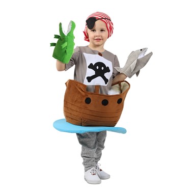 Child Pirate Ship Candy Catcher Halloween Costume