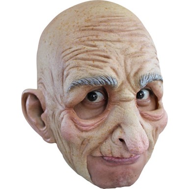 Creepy Old Man Grandpa Halloween Mask