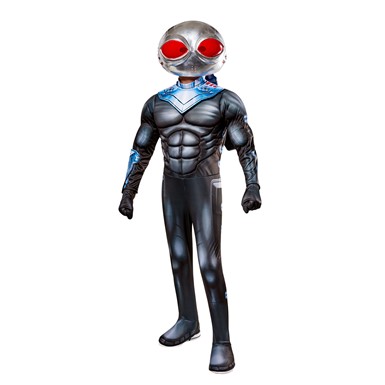 Deluxe Black Manta Muscle Child DC Costume