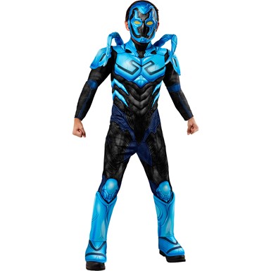 Deluxe Blue Beetle Muscle Child Halloween Costume