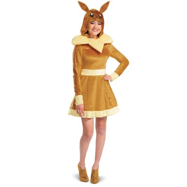 Deluxe EEVEE Dress Pokemon Adult Womens Costume
