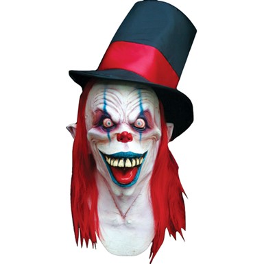 Evil Clown Mask Craky Circus Halloween Costumes Adult