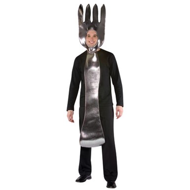Fork Silverware Unisex Standard Size Costume