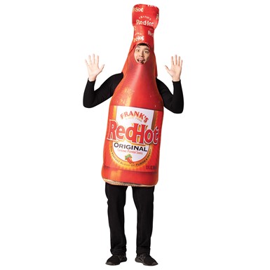 Frank's Red Hot Bottle Hot Sauce Adult Costume