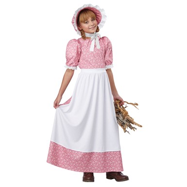 Girls Early American Prairie Girl Halloween Costume
