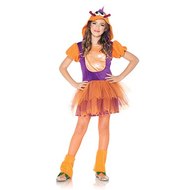 Girls Misbehaving Monster Halloween Kids Costume