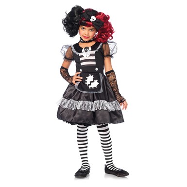 Girls Rebel Rag Doll Halloween Costume