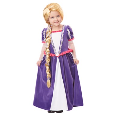 Girls Tangled Rapunzel Blonde Wig for Kids Disney Costume
