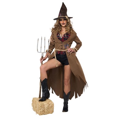 Harvest Hottie Sexy Scarecrow Womens Costume