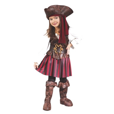 High Seas Buccaneer Girl Toddler Halloween Costume