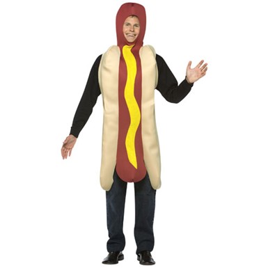 Hot Dog Adult Mens Halloween Costume