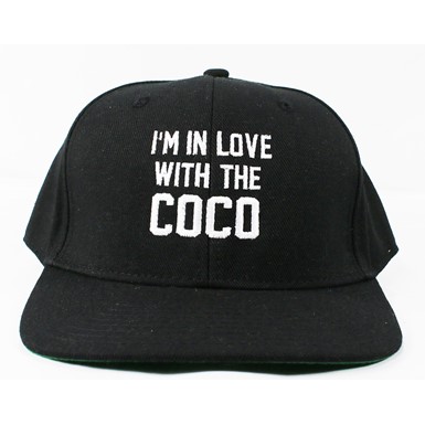 I'm In Love With The Coco Black Unisex Snapback Hat