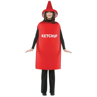 Ketchup Bottle Light Weight Adult Halloween Costume