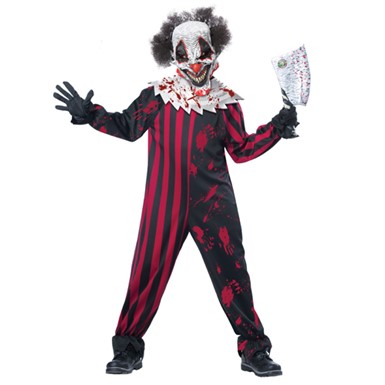 Kids Killer Klown Boys Horror Halloween Costume