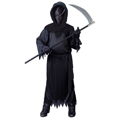 Kids Phantom Costume - Black Scary Halloween Costume