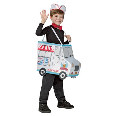 Kids Swirly's Ice Cream Truck Costume size 4-6X