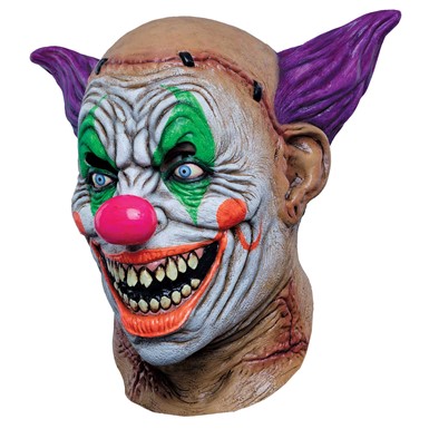Krampy Psycho Neon Clown Halloween Mask