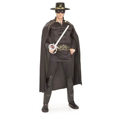 Legend of Zorro Deluxe Muscle Chest Adult Costume