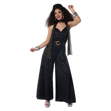 Let's Dance Disco Jumpsuit Womens 1970's Costume