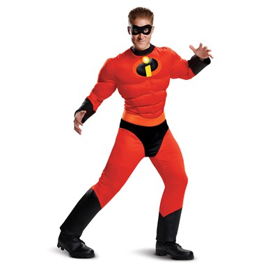 Mens Classic Muscle Mr. Incredible Superhero Costume