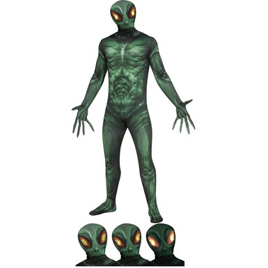 Mens Cosmic Alien Light Up Halloween Costume