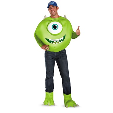 Mens Monsters University Mike Wazowski Adult Costume