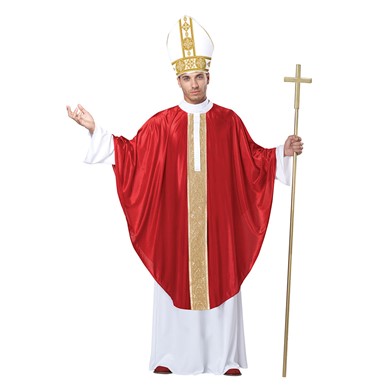 Mens Pope Robes Halloween Costume