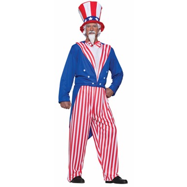Mens Uncle Sam Halloween Costume
