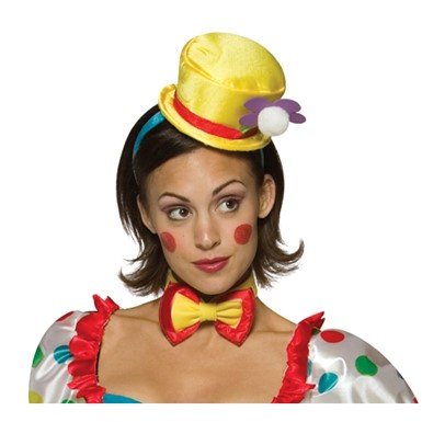 Mini Daisy Clown Top Halloween Hat
