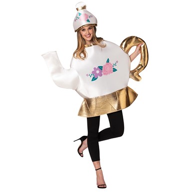 Miss Potts Tea Pot with Lid Adult Halloween Costume