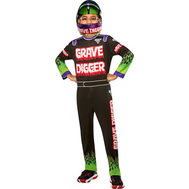 Monster Jam Grave Digger Driver Child Costume