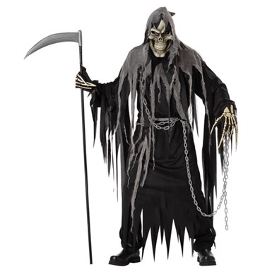 Mr. Grim Adult Mens Grim Reaper Halloween Costume