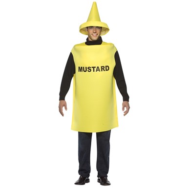 Mustard Bottle Light Weight Adult Halloween Costume