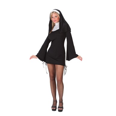 Naughty Nun Sexy Adult Womens Halloween Costume