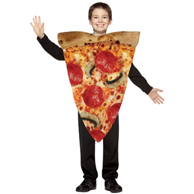 Pizza Kids Medium Halloween Costume 7-10
