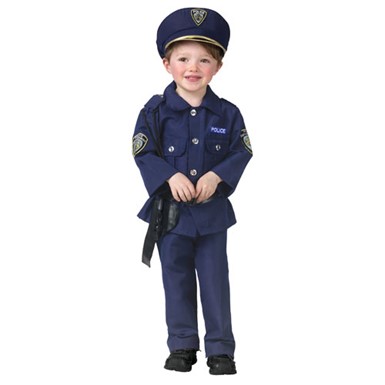 Police Man Toddler Halloween Costume