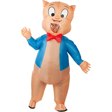 Porky Pig Looney Tunes Adult Inflatable Costume