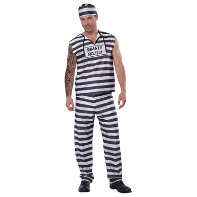 Prisoner of Love Jail Inmate Adult Costume