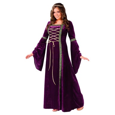 Renaissance Medieval Woman Halloween Costumes Plus Size