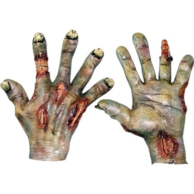 Rotted Hands Horror Zombie Costume Accessory